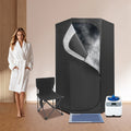 Sauna de Vapor Portátil 3L (1350W) | Desintoxicação e Relaxamento em Casa