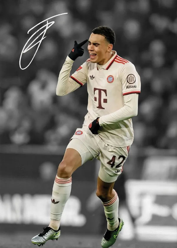 Quadros em Tela de Estrelas de Futebol | Decoração e Arte de Parede Premium