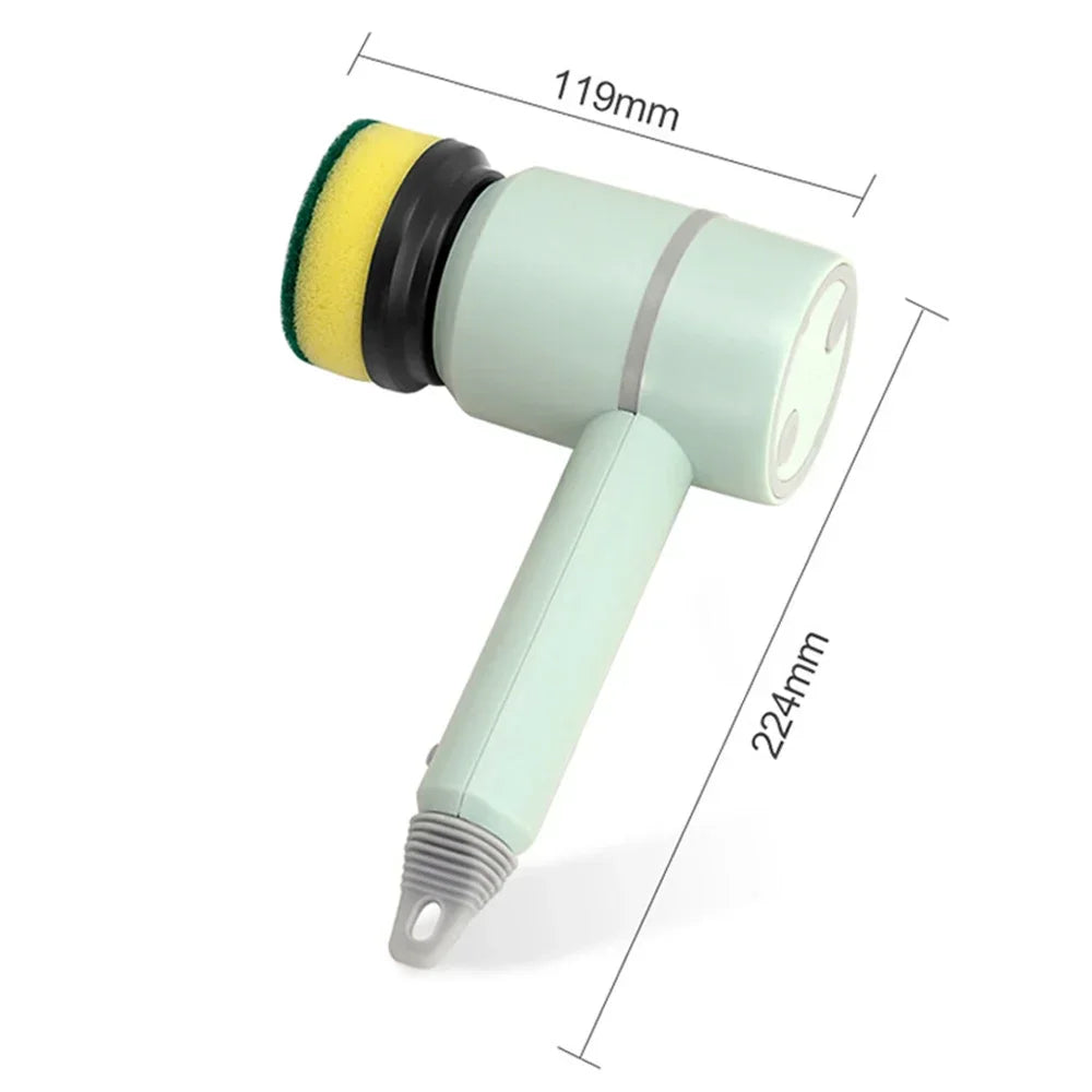 Escova Elétrica de Limpeza Multifunções
